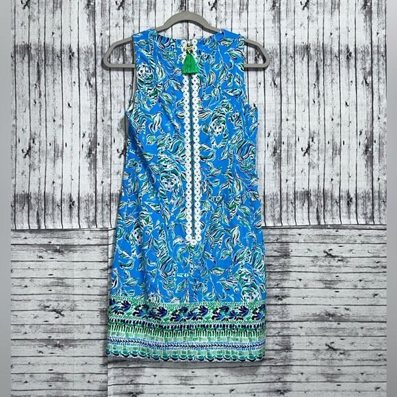 Lilly Pulitzer Mila Stretch Shift Dress Outta Line - Picture 2 of 8